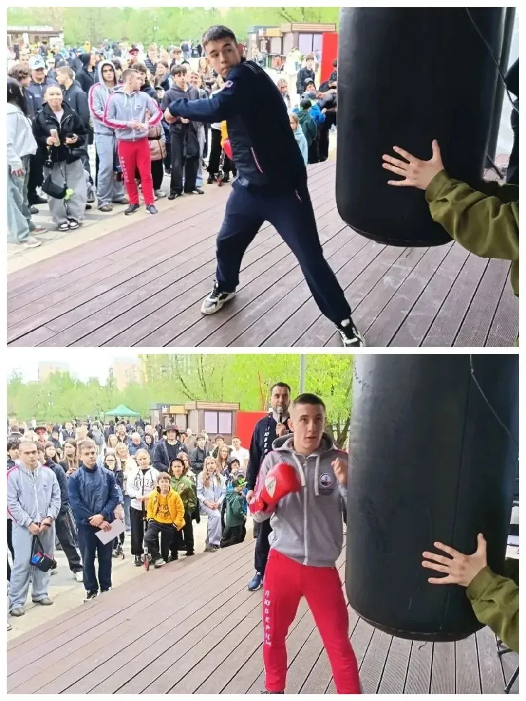 🇷🇺 9 мая — память, доблесть и спорт💪 Сегодня, в день 81-й годовщины Великой Победы, в Наташинском па