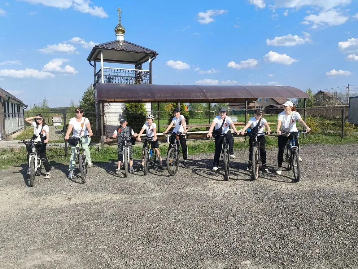 🚲 Велопробег памяти: 5 «Д» в пути! В преддверии великого праздника — Дня Победы — учащиеся нашего 5 