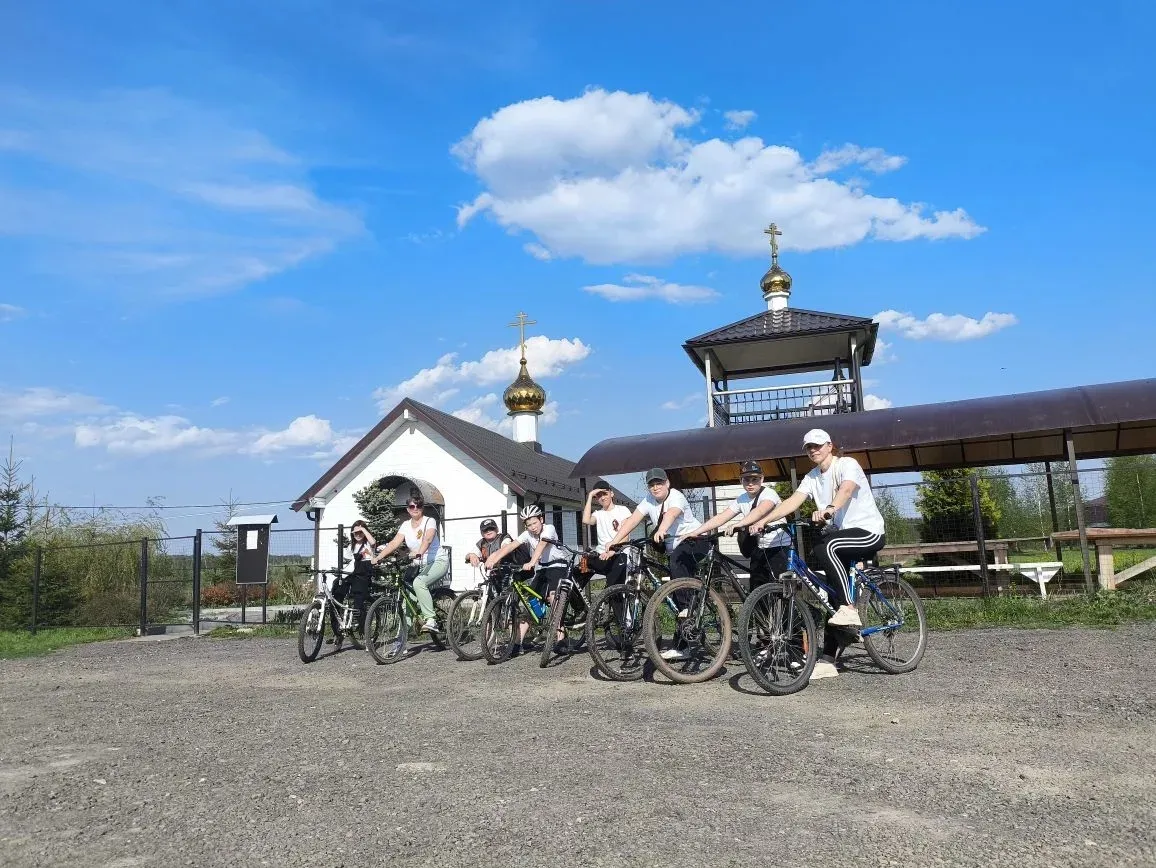 🚲 Велопробег памяти: 5 «Д» в пути! В преддверии великого праздника — Дня Победы — учащиеся нашего 5 