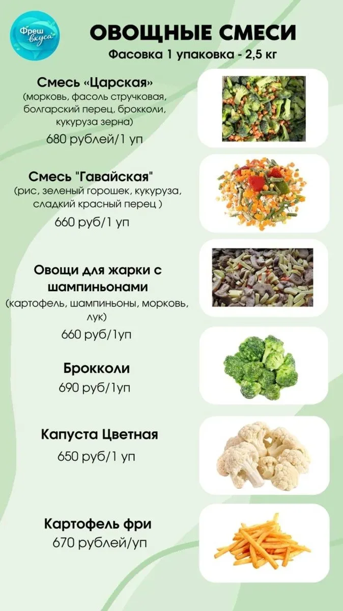 Принимаем заказы на 15.05, в личное сообщение ФрешВкуса Ирина