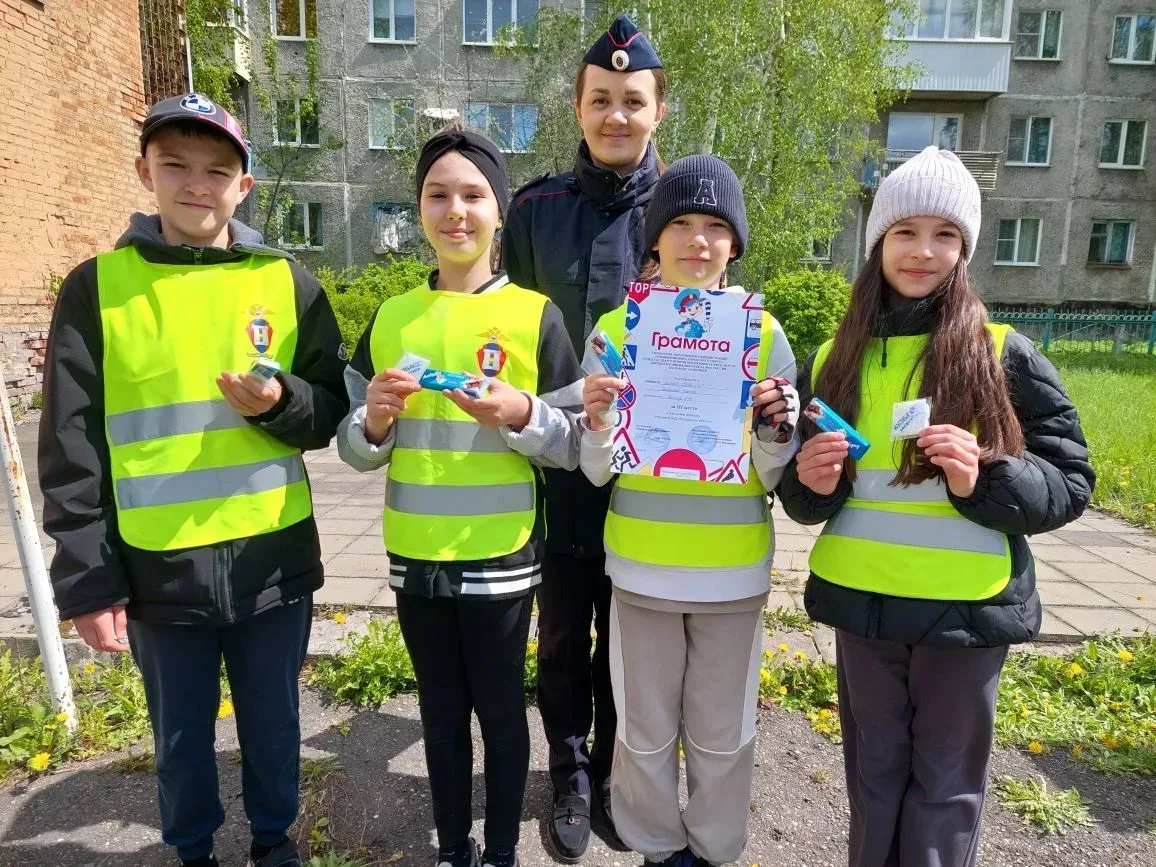 🚦 15 мая прошёл муниципальный конкурс юных инспекторов движения «Безопасное колесо». Наша школа прин