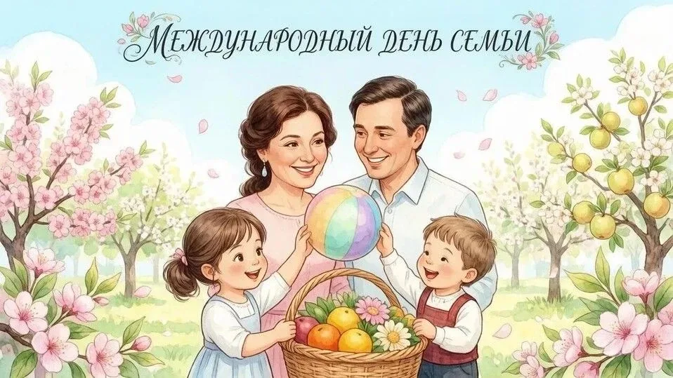 💫💐Дорогие ученики, родители и педагоги! От всей души поздравляем вас с Днём семьи! Семья  это опора,