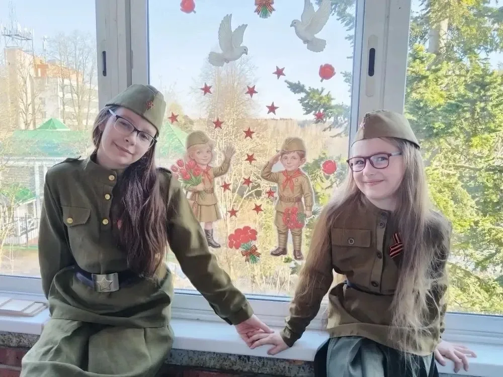 🕊️Ученица 4ж класса Балдина Анна и ученица 1ж класса Кабашова Ангелина приняли участие во Всероссийс