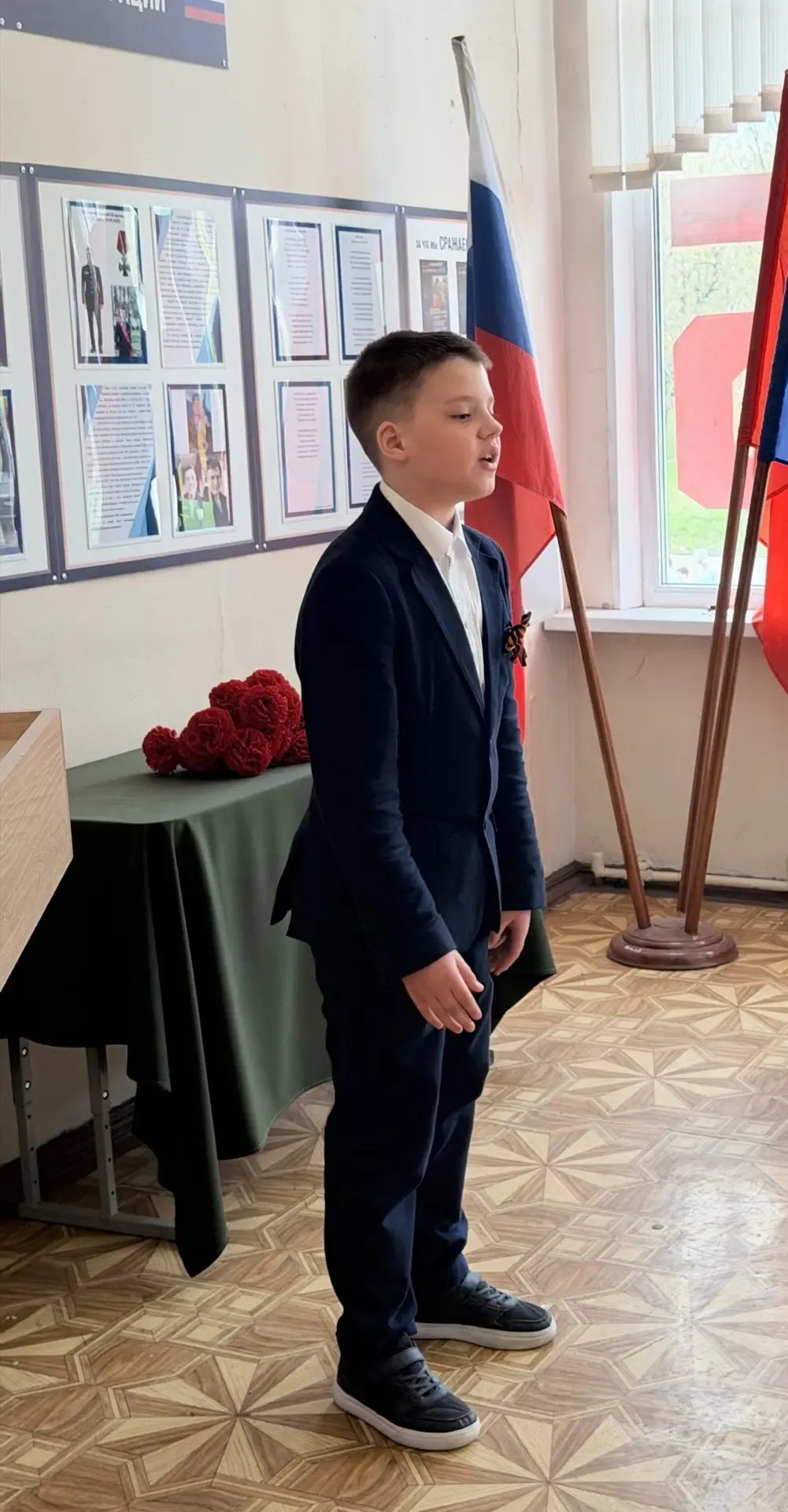 🌟 Сегодня в нашей школе прошла торжественная линейка, посвящённая 81-й годовщине Великой Победы! 🌟  