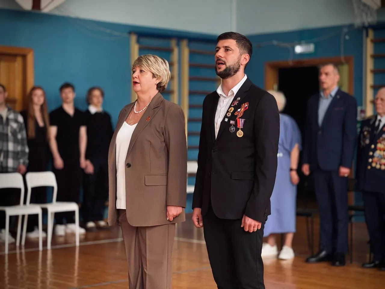 В #КадетскаяШкола45 состоялось торжественное мероприятие «Прощание с кадетской семьёй. Эстафета поко