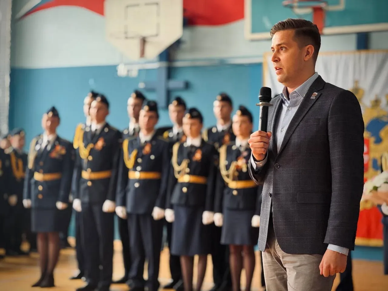 В #КадетскаяШкола45 состоялось торжественное мероприятие «Прощание с кадетской семьёй. Эстафета поко