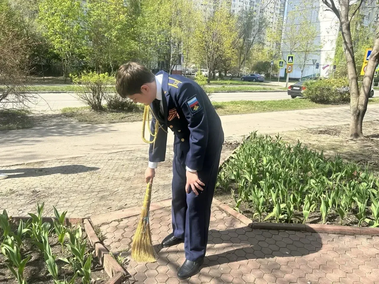 🇷🇺 «Я помню!» — значит, действую.  Обучающиеся #КадетскаяШкола45 дали слово, которое не расходится с