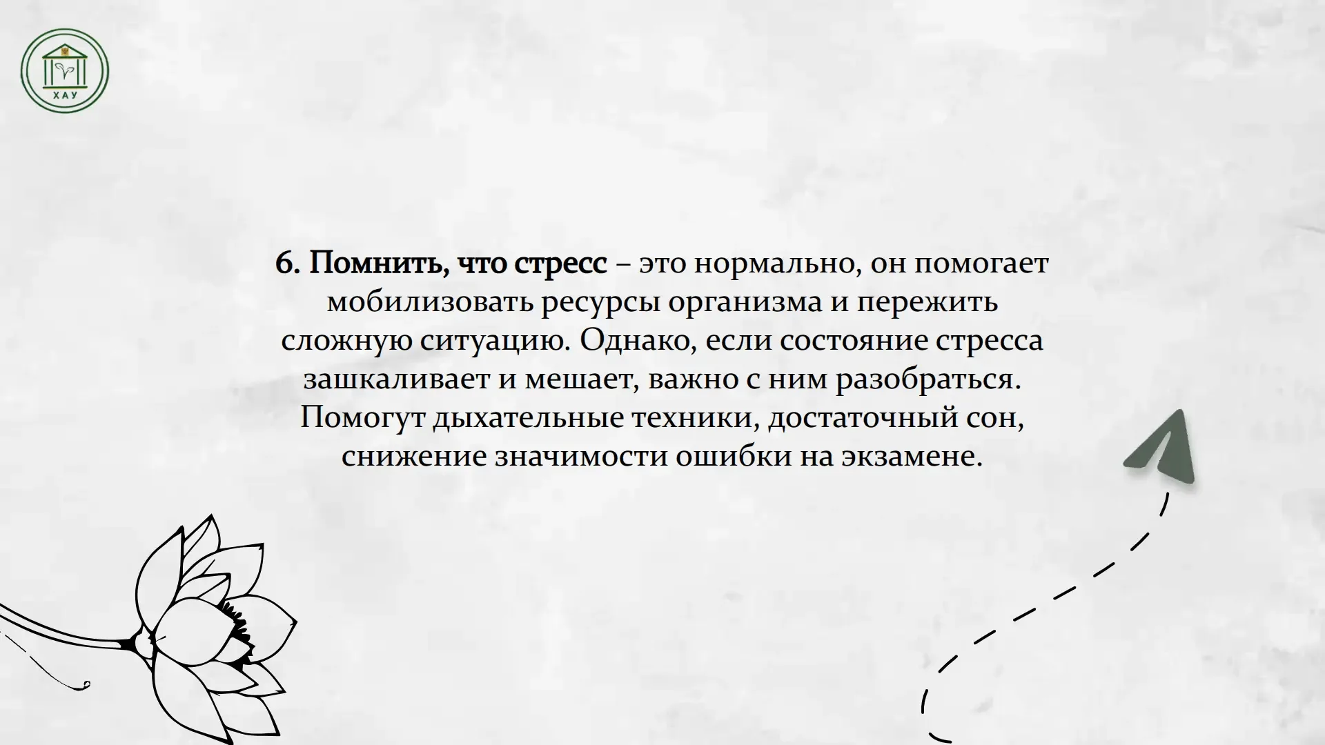 📃«6 шагов к успешной сессии» — новый информационный буклет от ХАУ!  📅Отдел организации медико‑профил