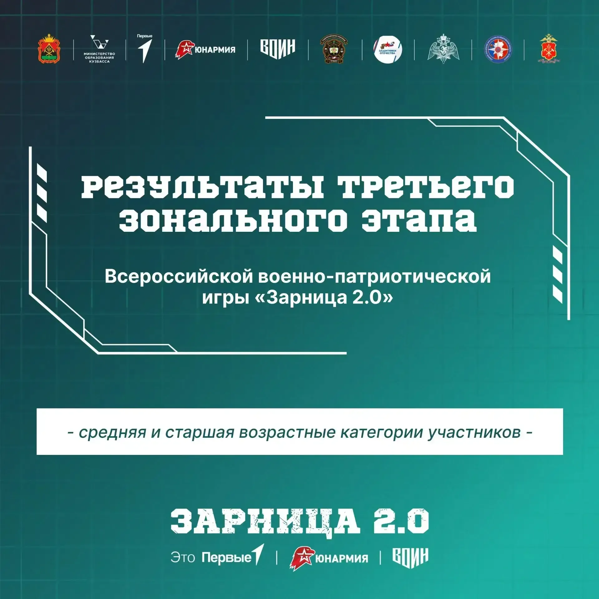 Наша команда «Импульс» с азартом и отвагой прошла зональный этап военно‑патриотической игры «Зарница