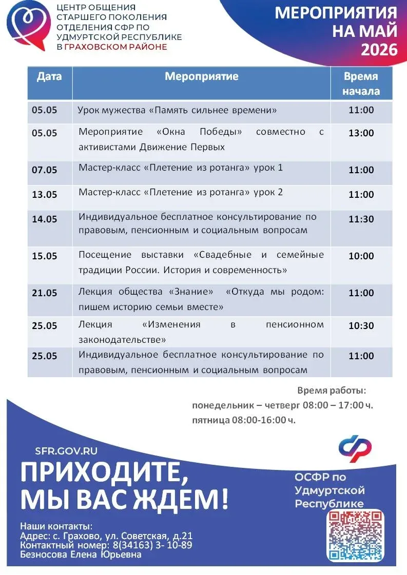 ♥️С любовью к самым дорогим: День бабушек проведет Центр общения старшего поколения Селтинского райо