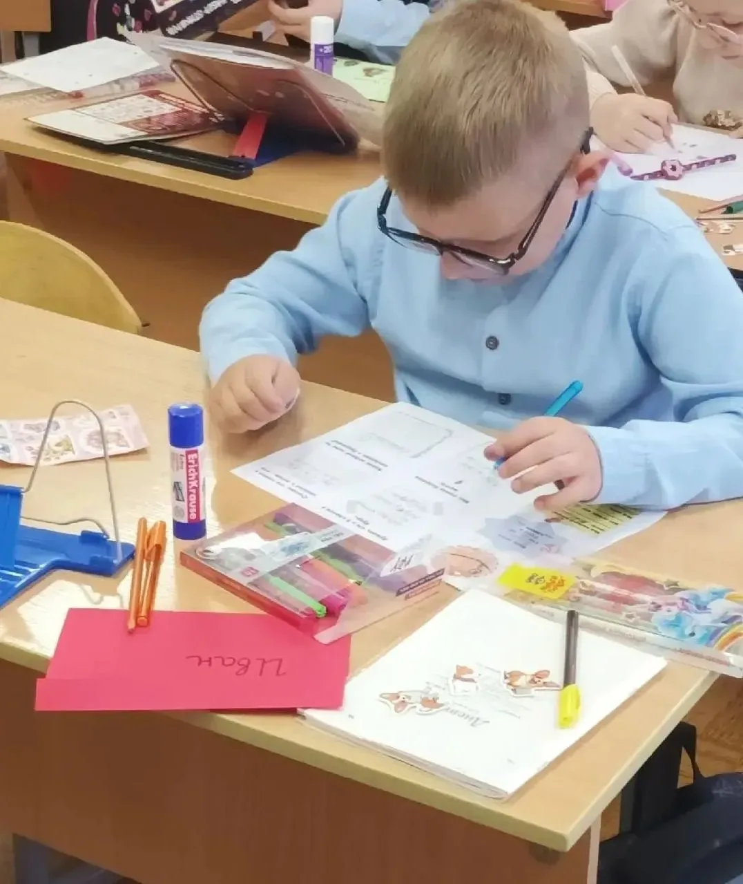 ✨Сегодня в 1 классе А (кл.рук. Михайлова О.В.) произошло что-то по-настоящему волшебное: ребята писа