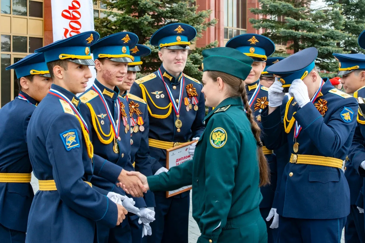 🇷🇺Минуты счастья на региональном Смотре строя и песни 2026.