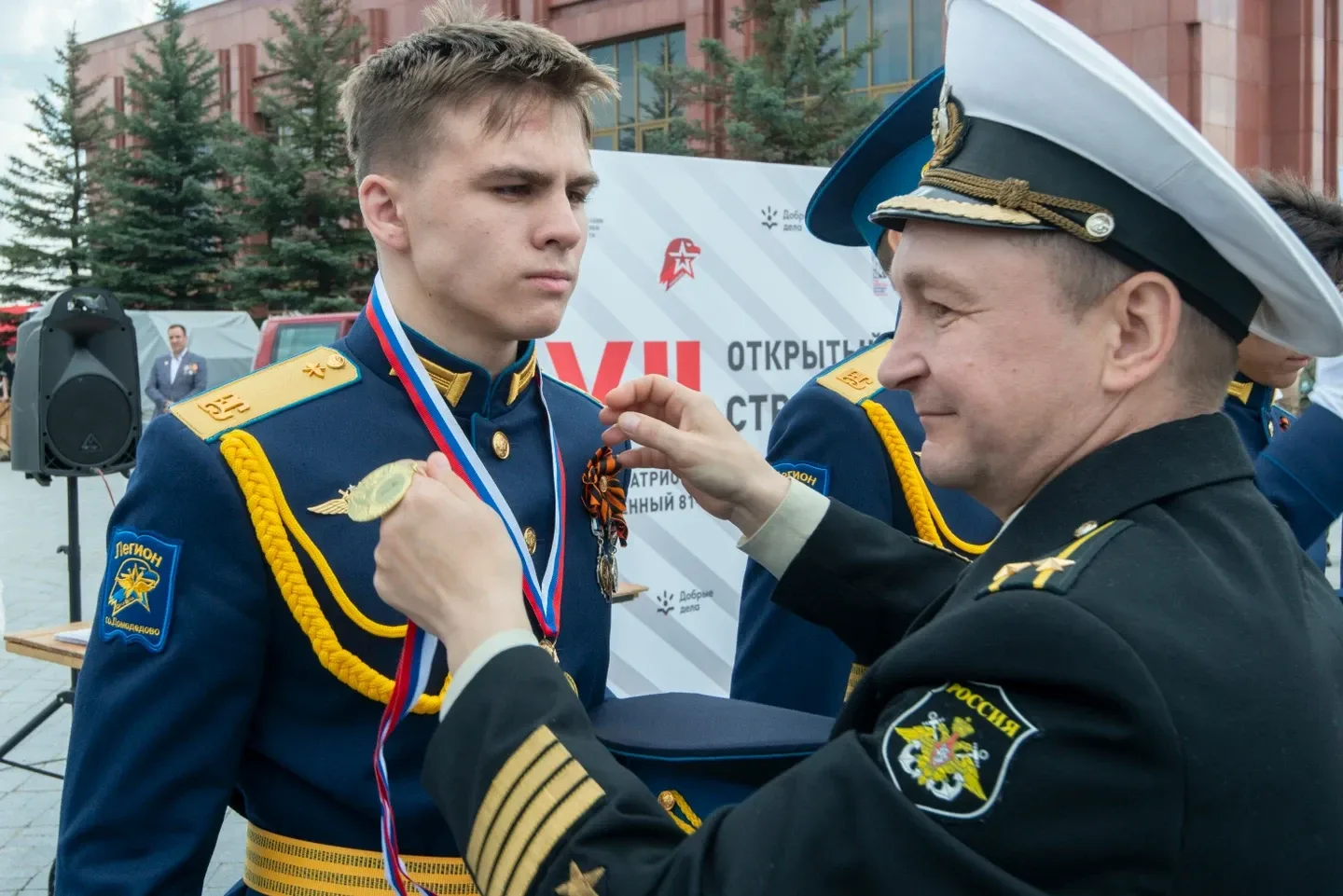 🇷🇺Минуты счастья на региональном Смотре строя и песни 2026.