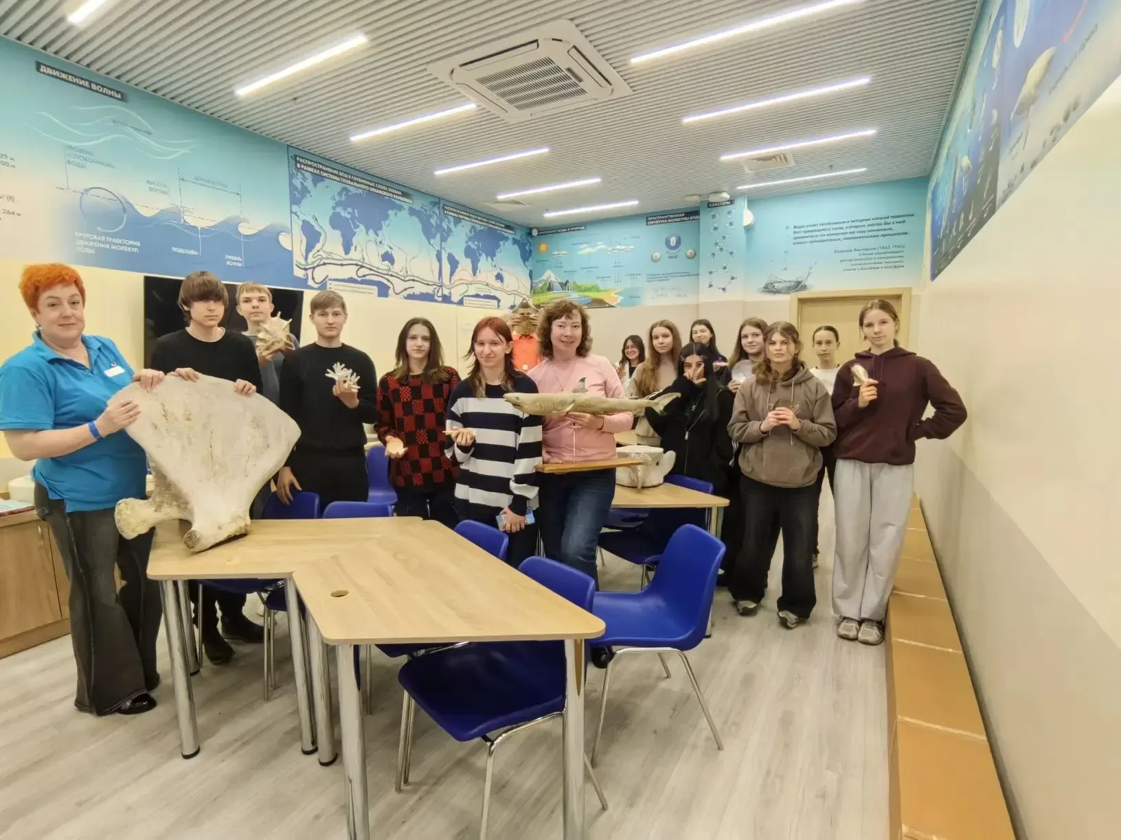 13.05.2026 года в Музее Мирового океана, в образовательном центре «ОКЕАНиЯ», прошло необычное заняти