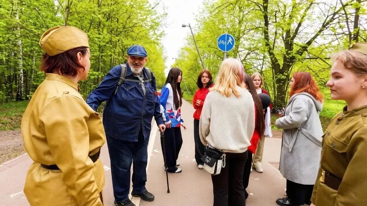 8 мая наши Волонтеры вместе с активом «Движения Первых» провели акцию «Георгиевская ленточка». С гор