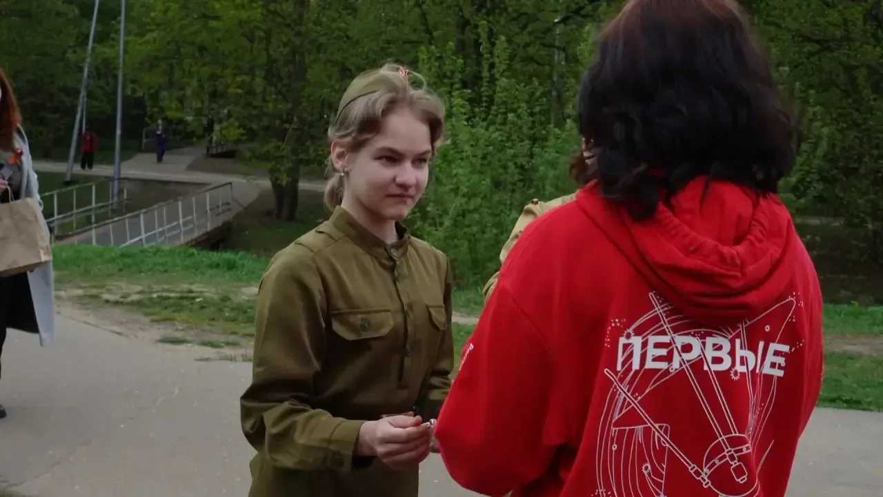 8 мая наши Волонтеры вместе с активом «Движения Первых» провели акцию «Георгиевская ленточка». С гор