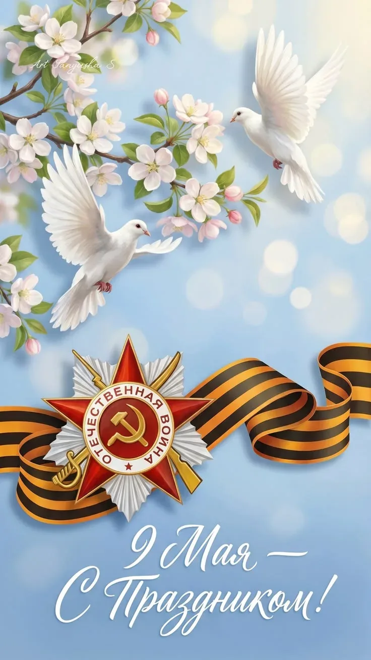 🕊️🇷🇺С ПРАЗДНИКОМ ВЕЛИКОЙ ПОБЕДЫ!  Уважаемые учителя, дорогие ребята и родители!  Позвольте от всего 