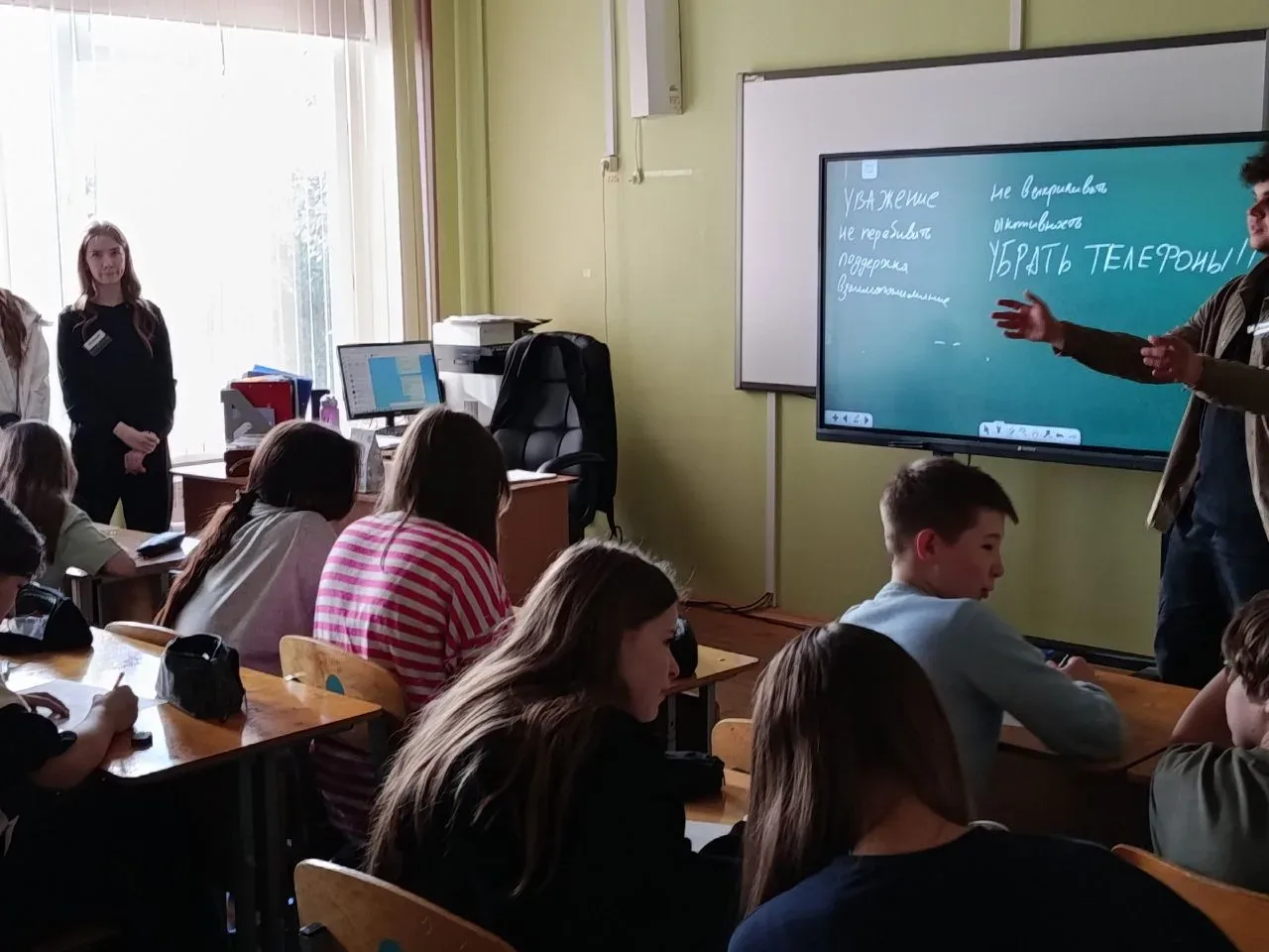 В течение недели в нашей гимназии студенты департамента психологии УрФУ провели ряд  занятий для обу