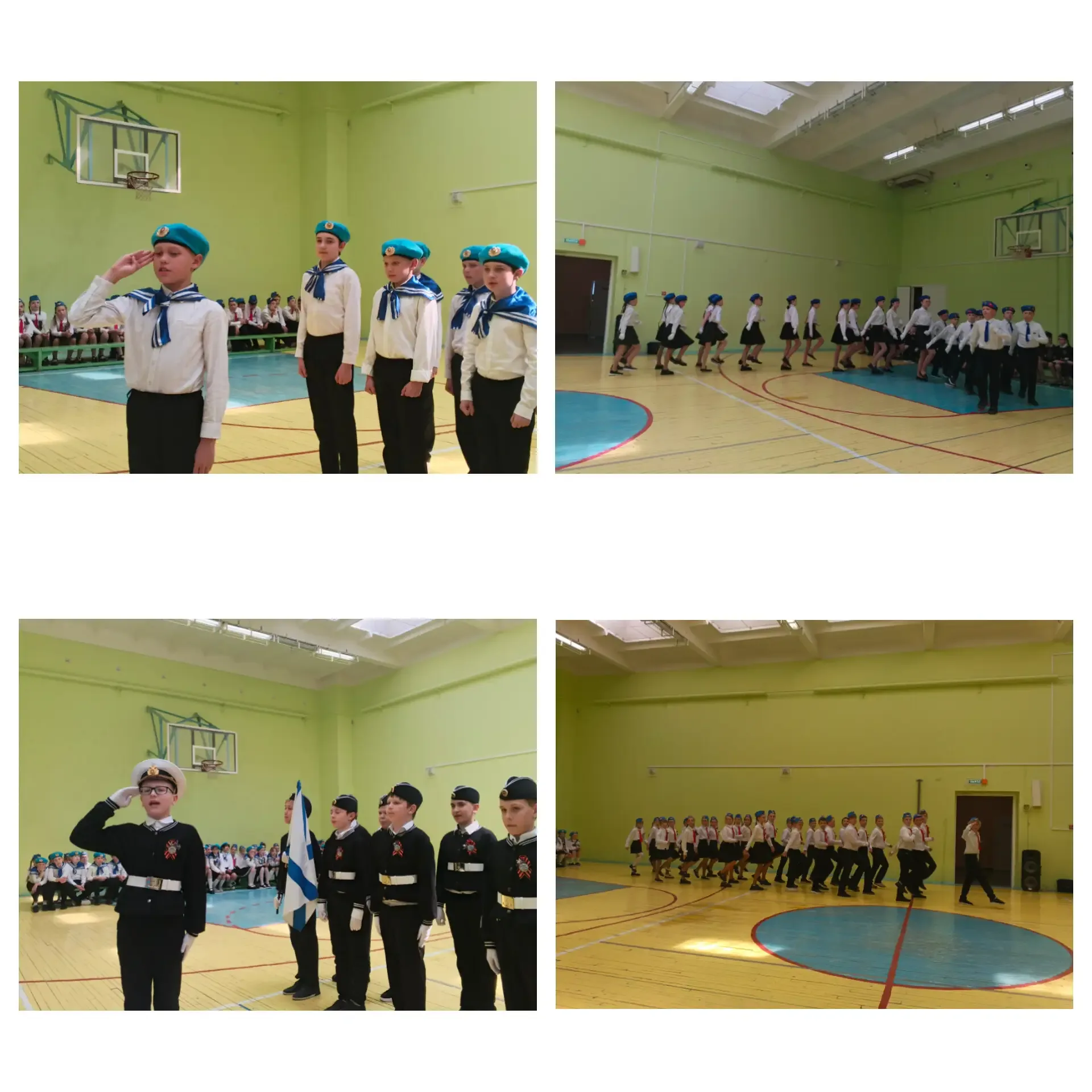 ‎🇷🇺Смотр строя и песни🇷🇺 ‎ ‎В стенах МАОУ гимназии 176 прошел традиционный «Смотр строя и песни» сре