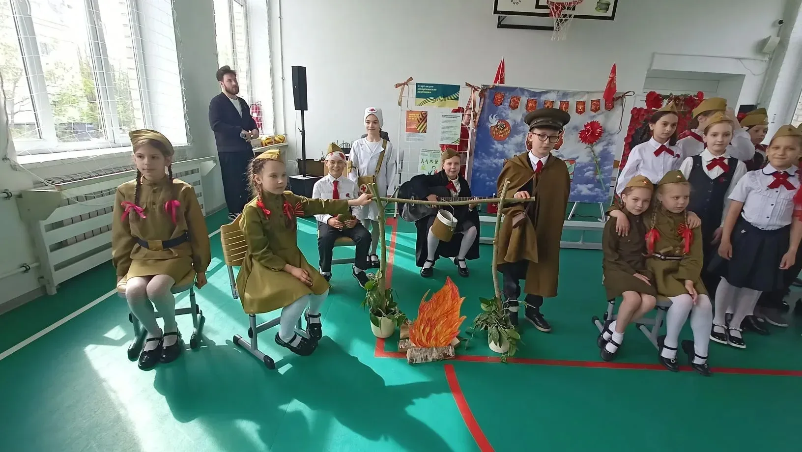 Спасибо за Победу! 🎵 Наш фестиваль хоров  В  нашей школе прошёл фестиваль хоров среди 1–6 классов, п