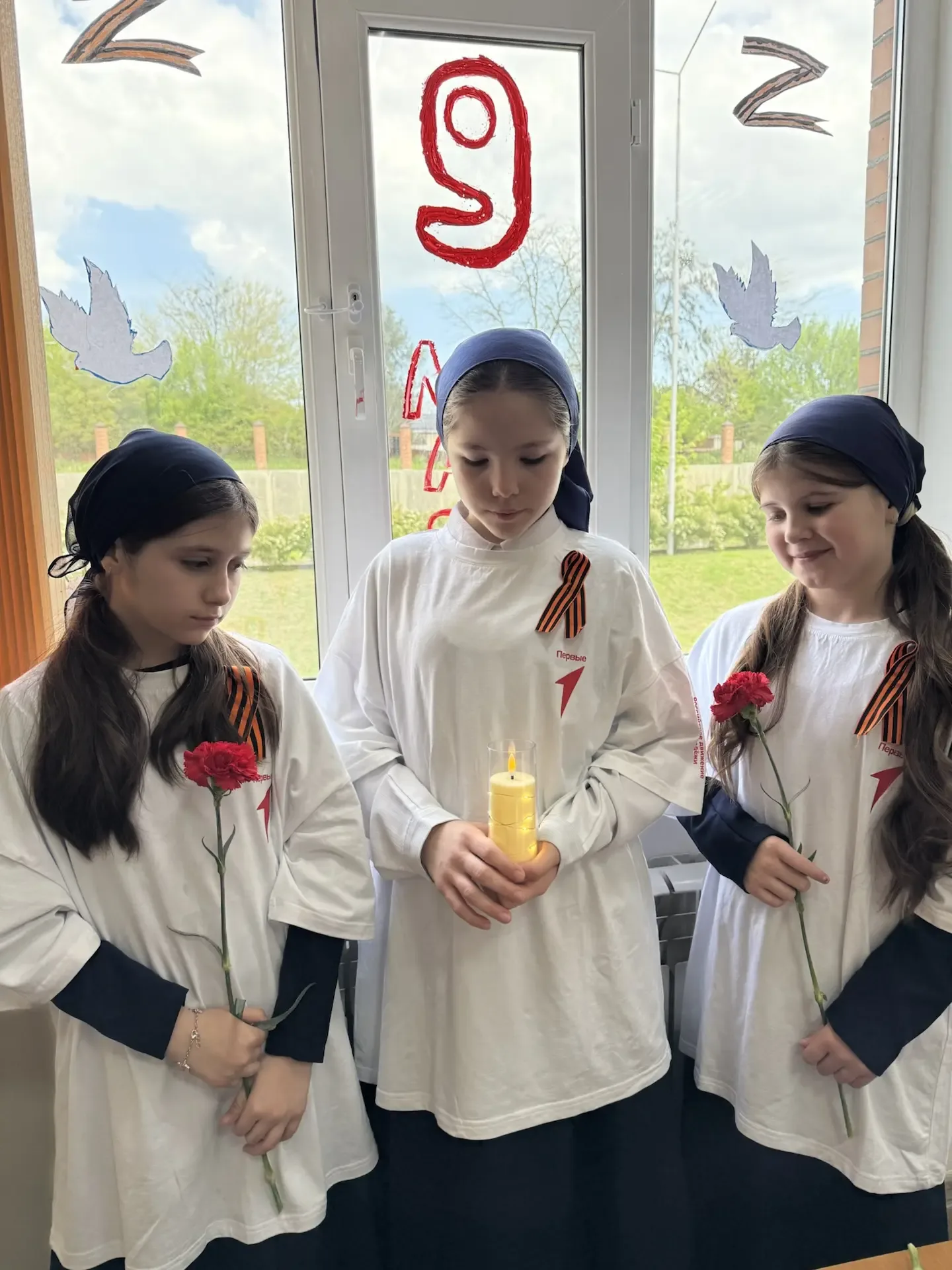 Обучающиеся МБОУ «СОШ № 24» г. Грозного присоединились к Всероссийской акции «Свеча памяти», приуроч