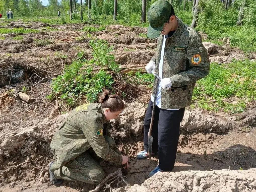 🌲 В Рычково появился «Сад Памяти»!  Вчера в деревне Рычково под Истрой прошла масштабная эколого-пат