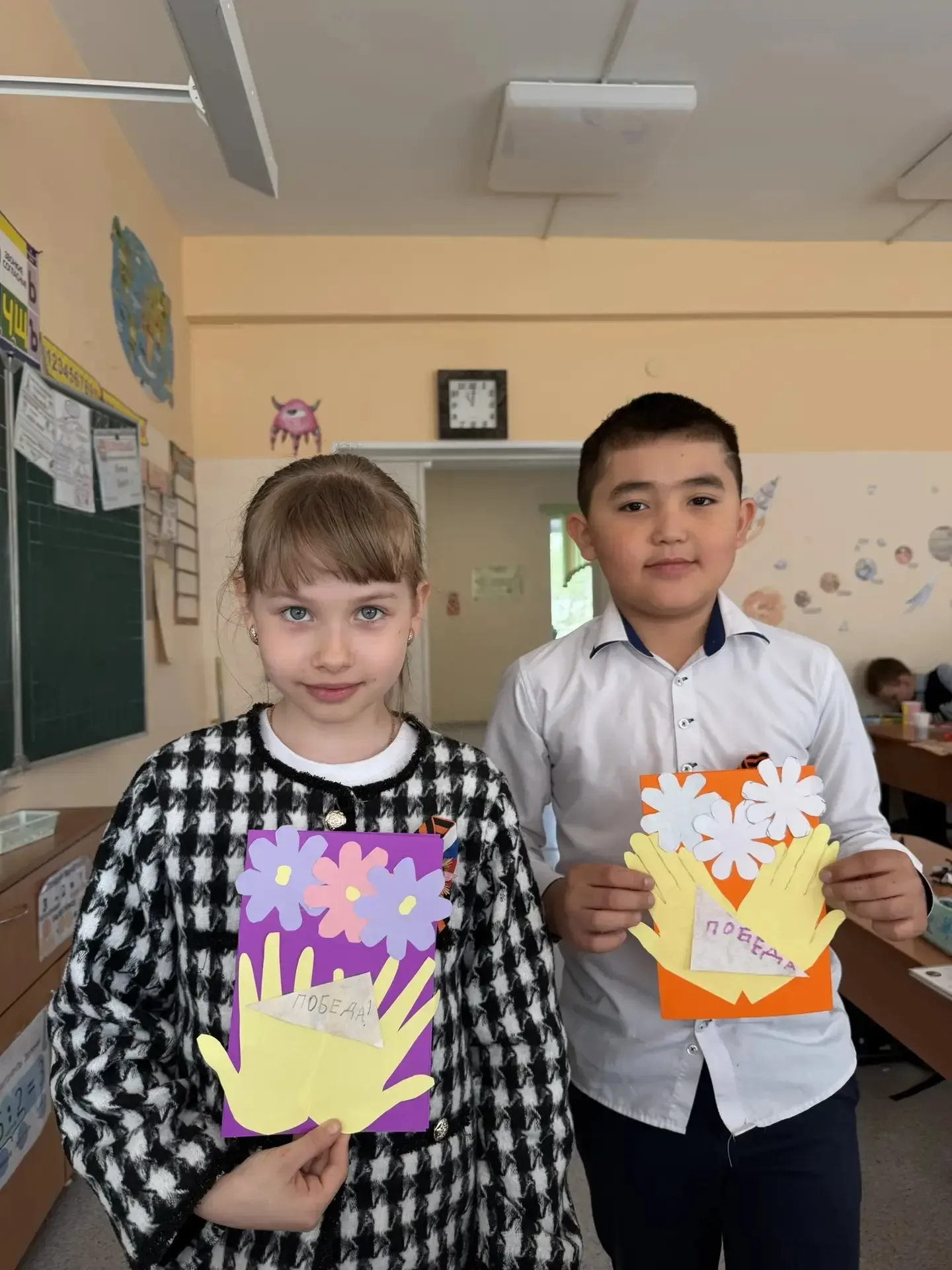 Проведение патриотической недели в честь 9 мая🌟  🕊С 1 по 8 мая в нашей школе СП состоялась патриотич