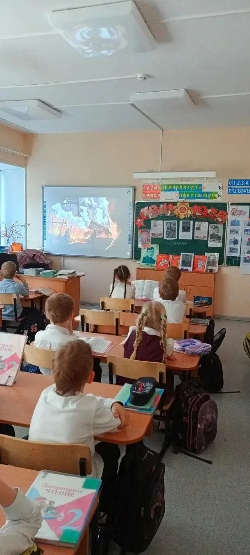Проведение патриотической недели в честь 9 мая🌟  🕊С 1 по 8 мая в нашей школе СП состоялась патриотич