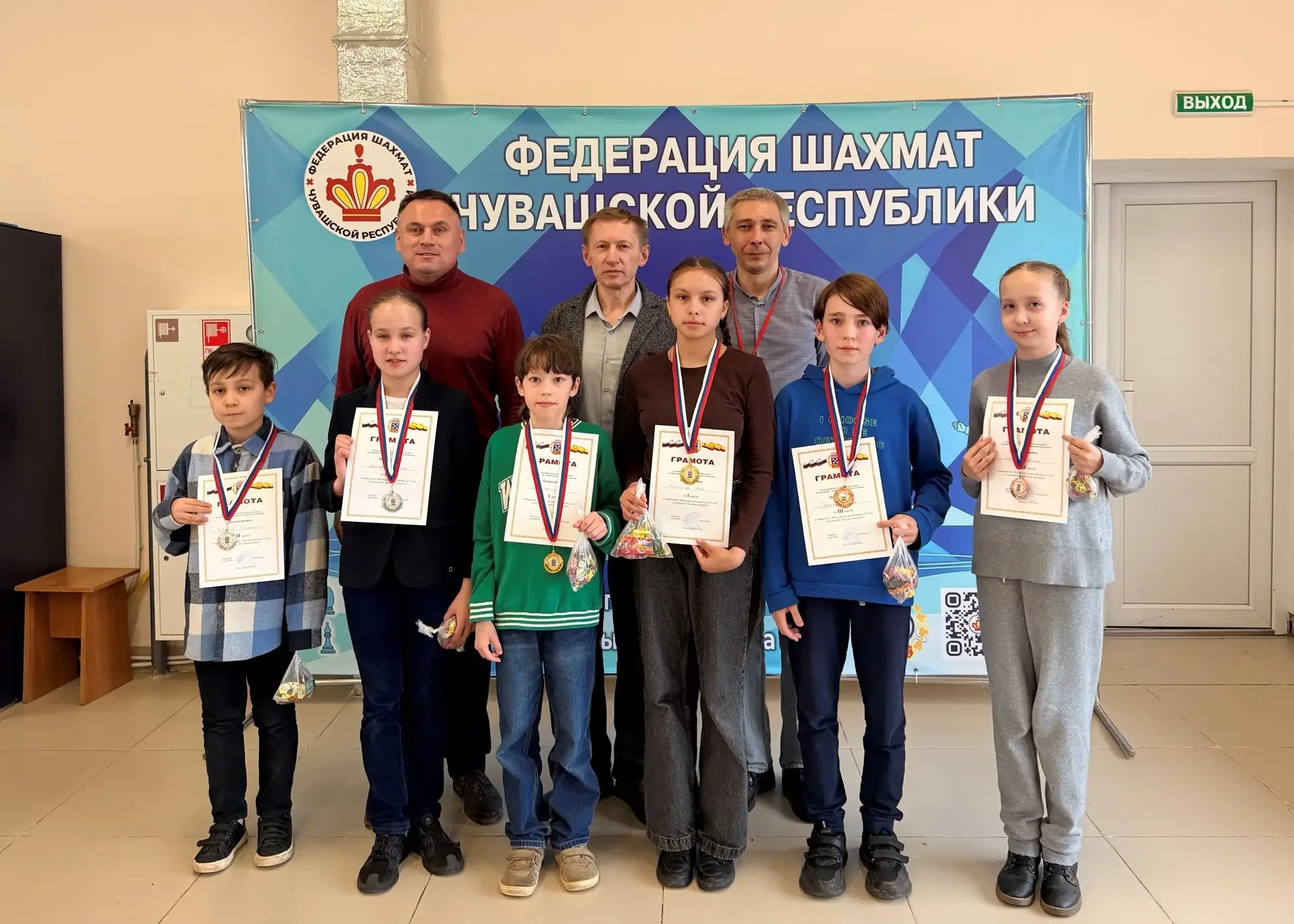 🏆12–13 мая в спортивной школе «Спартак» состоялось Первенство города Чебоксары по быстрым шахматам с