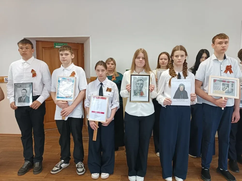 🎖️ «Бессмертный полк трудового тыла» в МБОУ Староюрьевской СОШ  В девятый день ликующего мая, Когда 