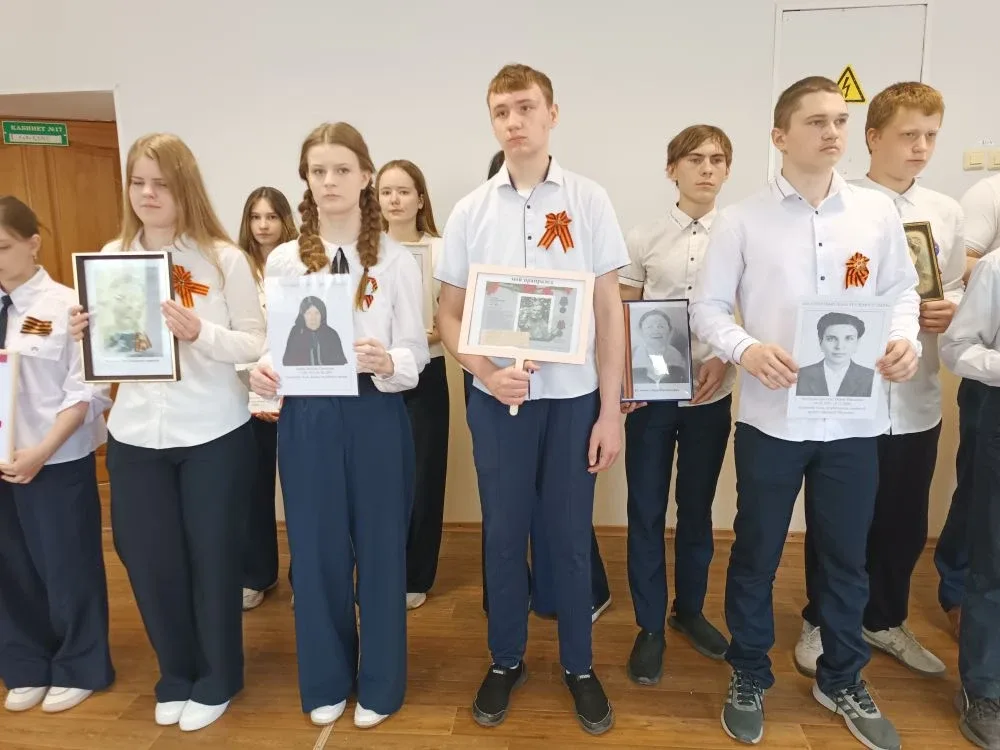 🎖️ «Бессмертный полк трудового тыла» в МБОУ Староюрьевской СОШ  В девятый день ликующего мая, Когда 