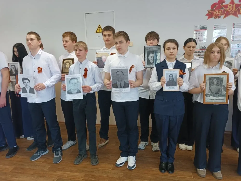 🎖️ «Бессмертный полк трудового тыла» в МБОУ Староюрьевской СОШ  В девятый день ликующего мая, Когда 