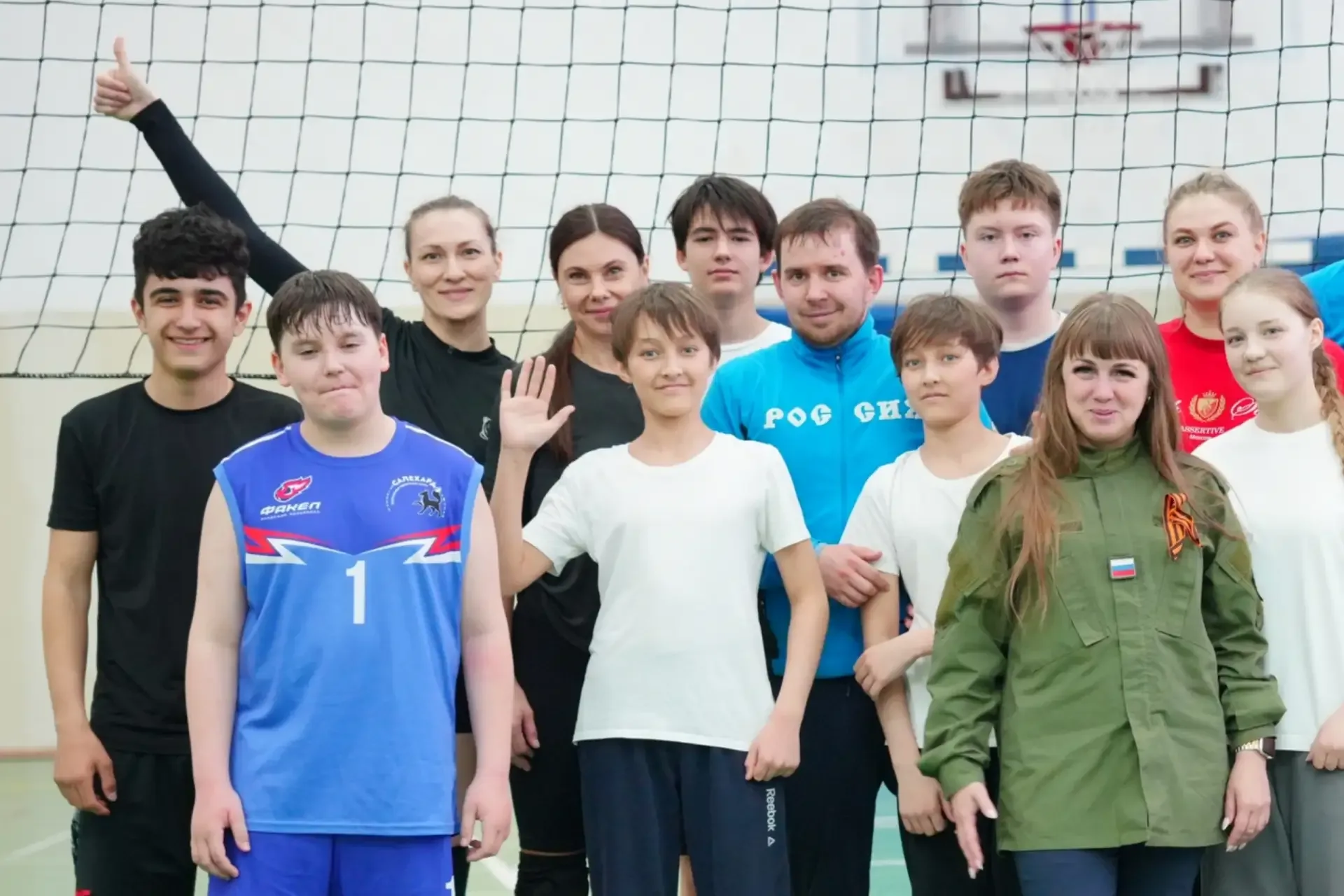 🏐 В гимназии прошёл товарищеский турнир по волейболу, посвящённый Дню Победы  7 мая в честь празднов
