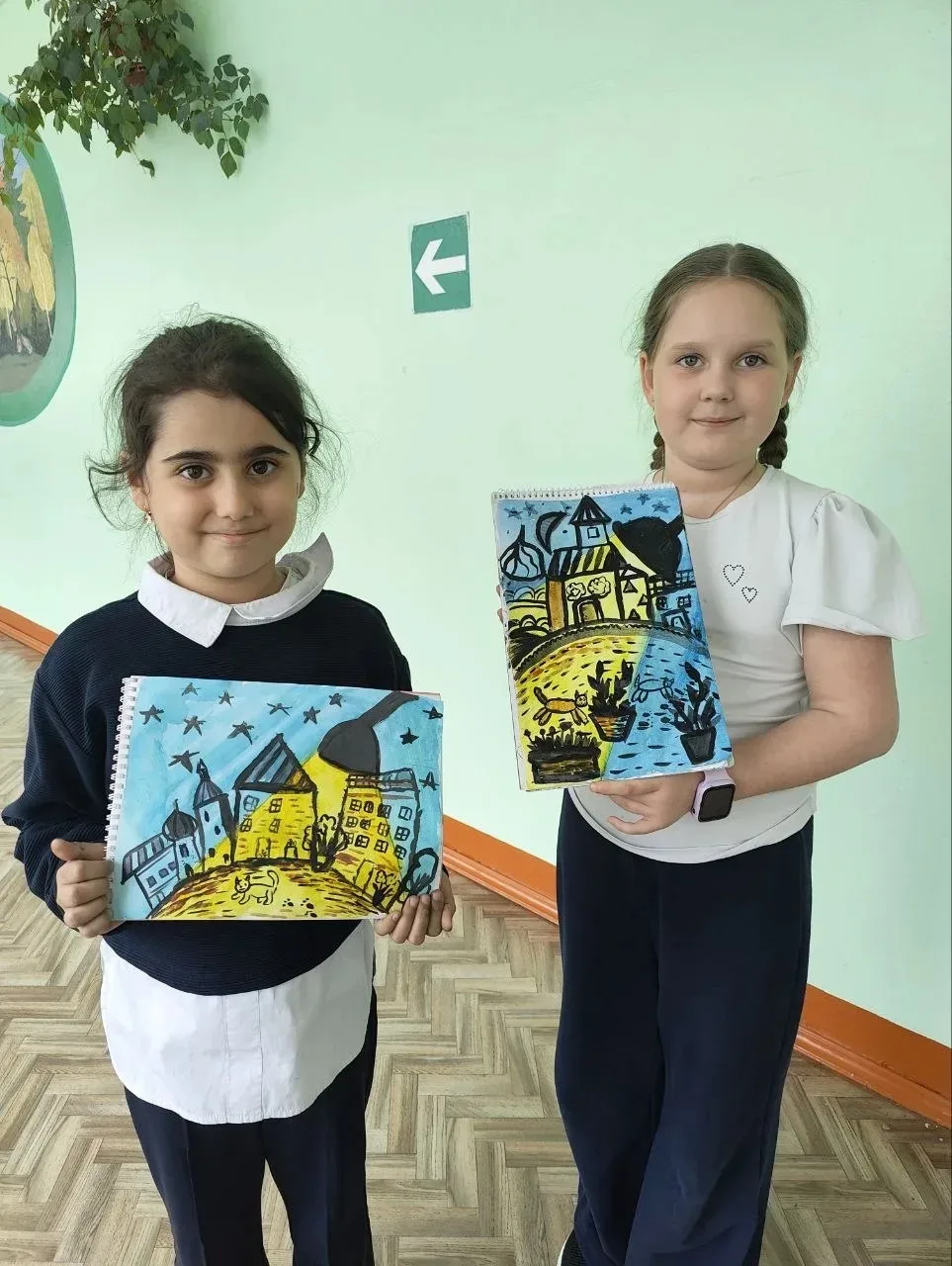 🌷Внеурочная деятельность по рисованию у 1-х классов  под руководством Мешковой Л. М.  💫Юные лицеисты