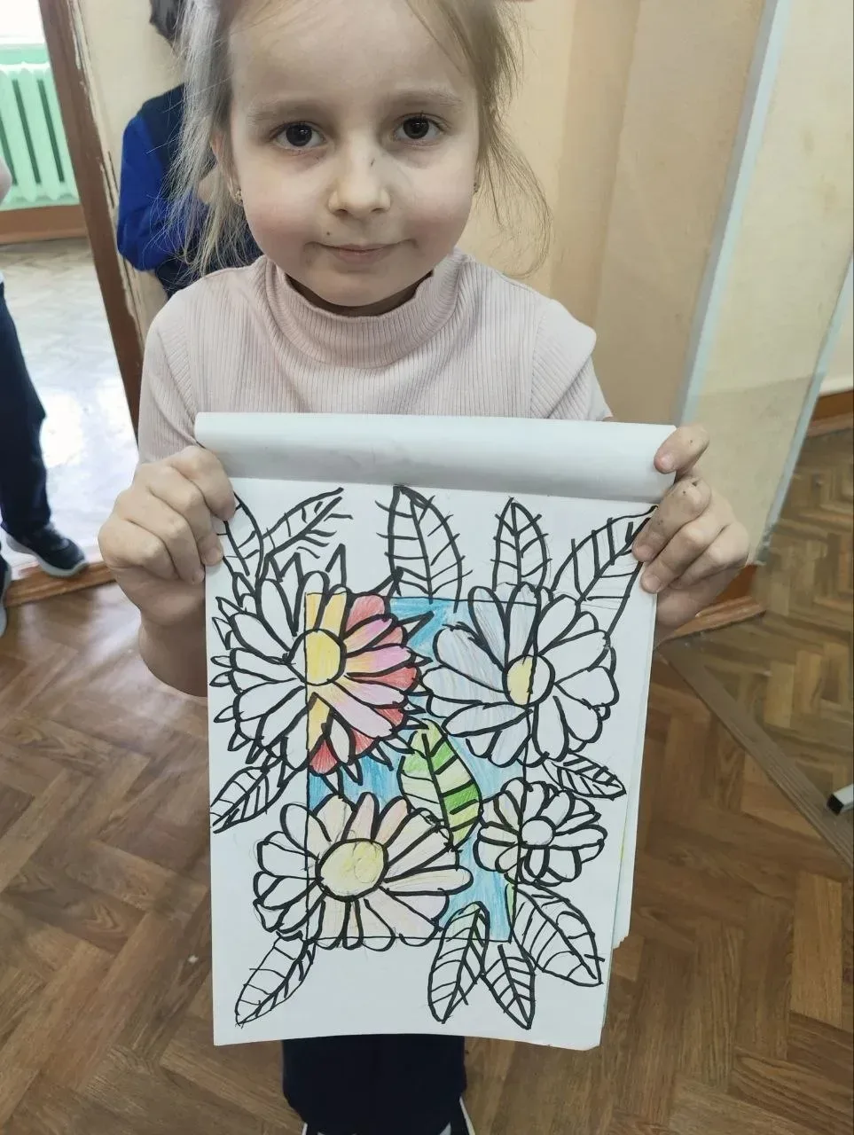 🌷Внеурочная деятельность по рисованию у 1-х классов  под руководством Мешковой Л. М.  💫Юные лицеисты