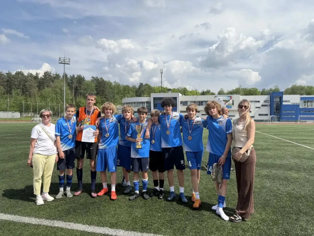 🏟️ 14 мая 2026г. на городском стадионе «Металлург» завершился напряженный турнир по футболу «Удар в 
