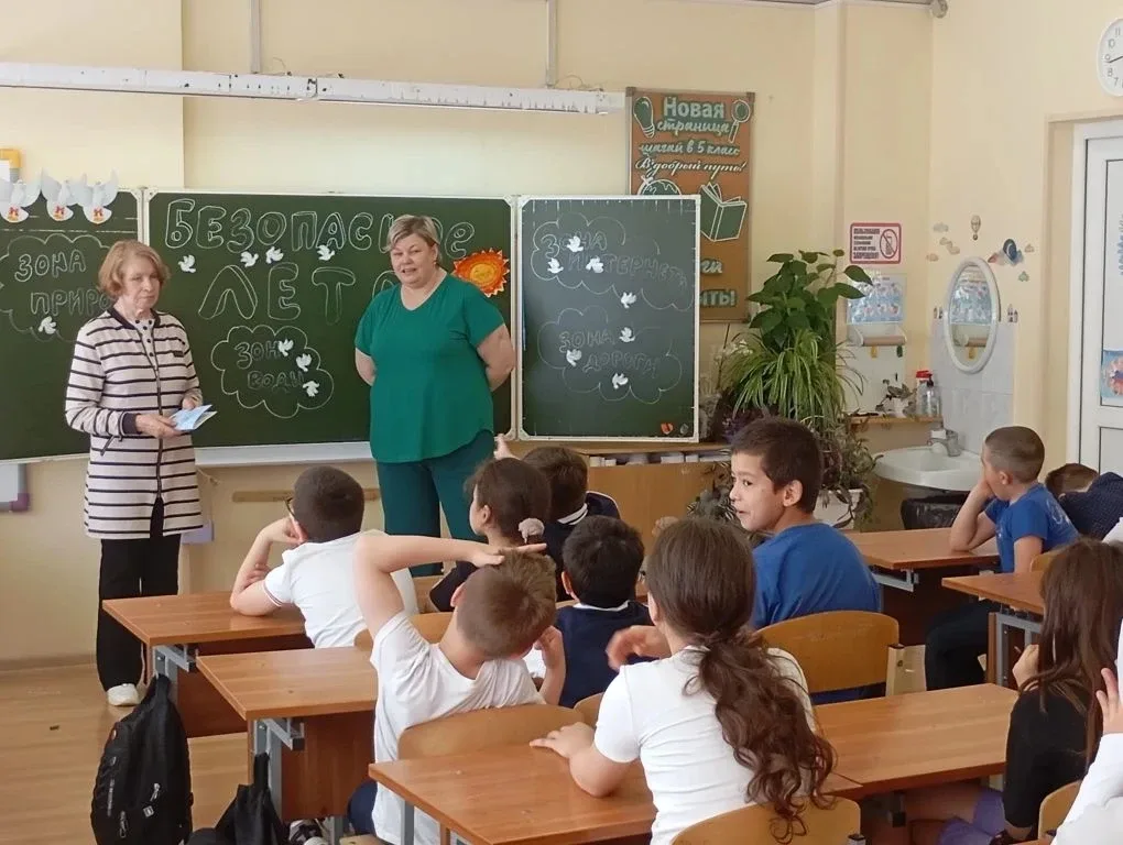 ▌ 🇷🇺 Патриотический урок с Екатериной Трубиной  Сегодня, 22 мая, для учеников 2К и 4И состоялся особ