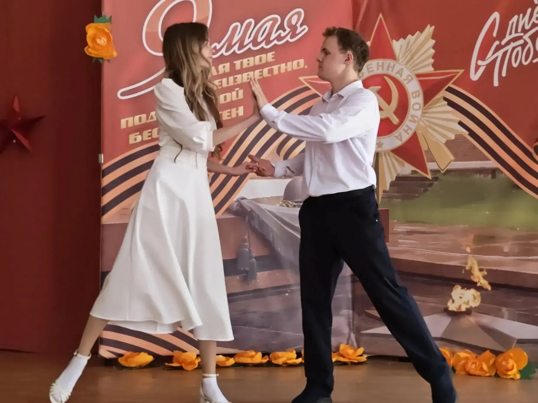 🕊Лицей отметил приближение 9 Мая концертом «Во имя Победы»!🎉  Программа концерта получилась по-насто