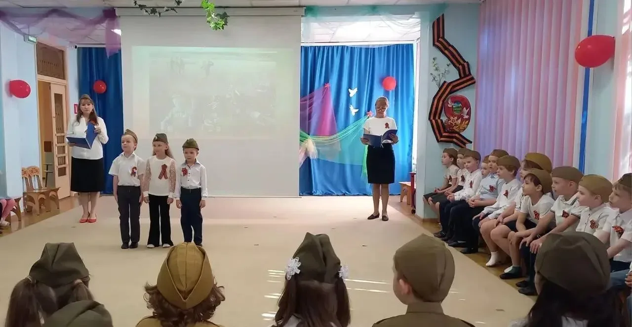 День Победы в дошкольном отделении №7!   Подготовка наших ребят к праздничному дню началась задолго 
