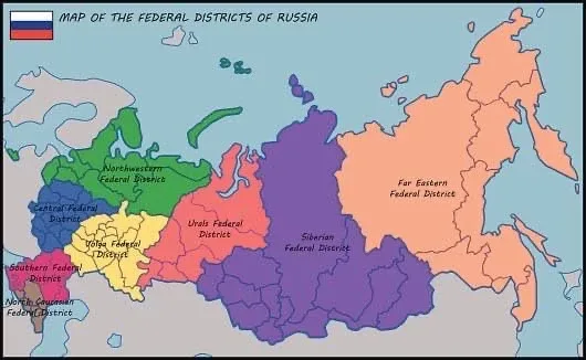 🇬🇧 Говорим о России на английском: зачем нужны федеральные округа?  На уроках английского языка мы о