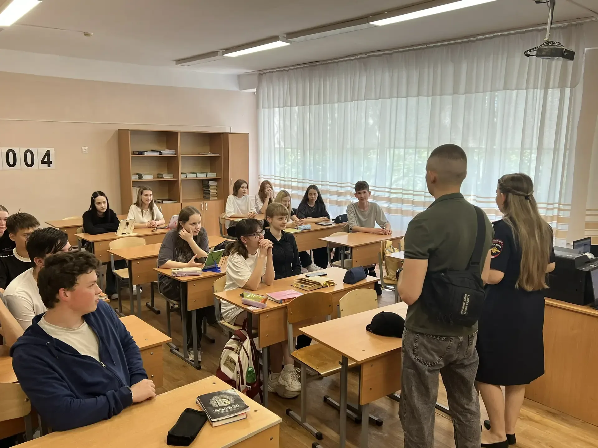 15.05.2026 прошла встреча сотрудников полиции: инспектора ПДН ОПДН ОУУП и ПДН ОП № 3 Управления МВД 