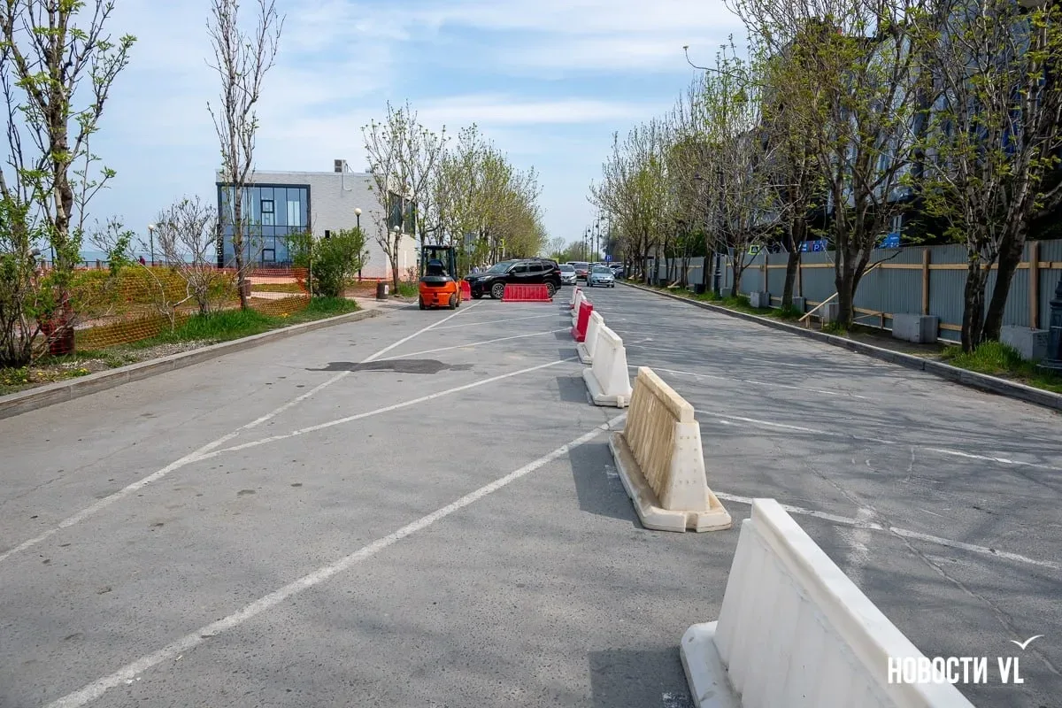 Во Владивостоке до конца лета перекрыли набережную у «Олимпийца» на реконструкцию  В прошлом году во