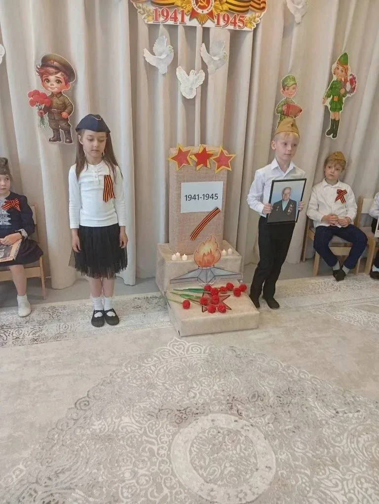 🎖 Наследники Победы!  В нашем детском саду прошло торжественное мероприятие, посвященное Дню Великой
