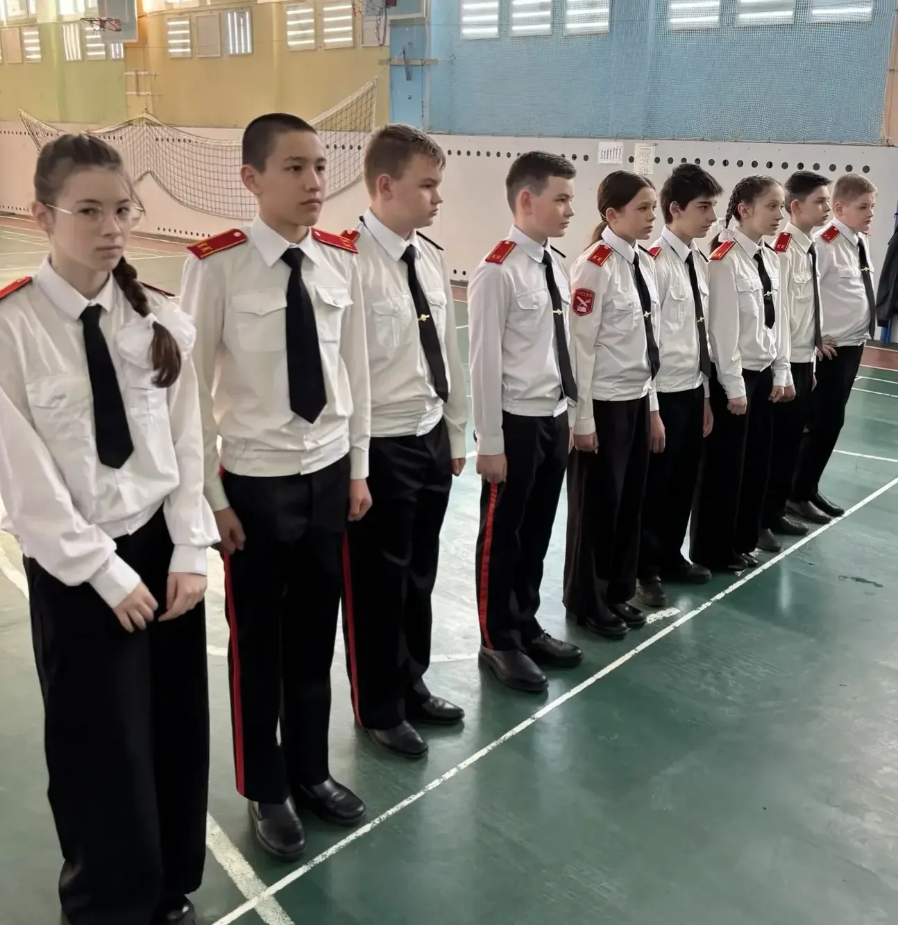 💪Всю неделю кадеты 18 школы сдают итоговые зачеты по строевой подготовке, стрельбе, сборке/разборке 