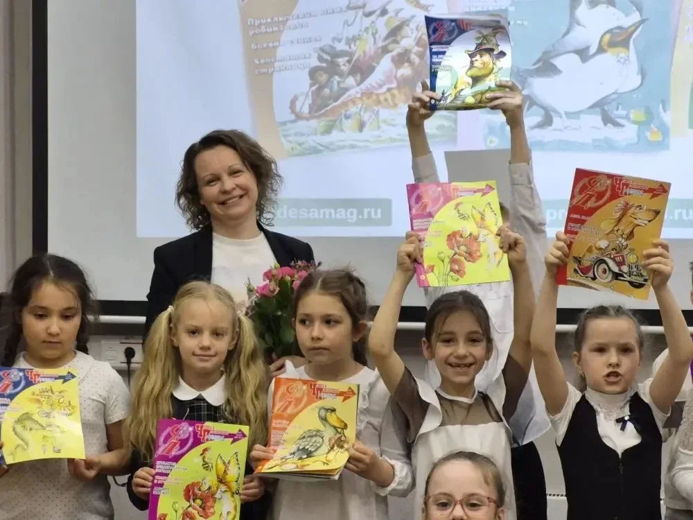 📚 14 мая ученики 1 «В» класса посетили детскую библиотеку имени Дельвига, где для ребят состоялась у