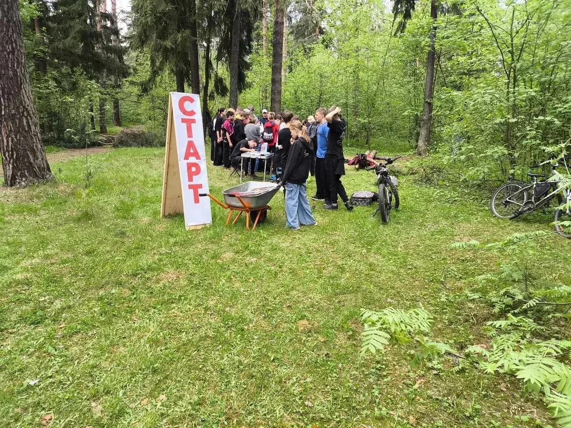 🏕 В преддверии ежегодного турслёта наши учащиеся приняли участие в муниципальной тренировке по спорт