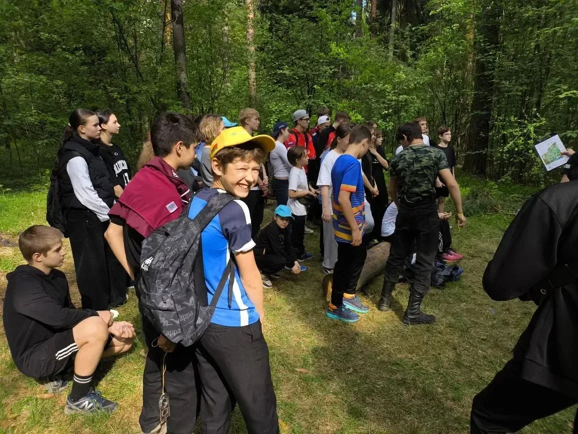 🏕 В преддверии ежегодного турслёта наши учащиеся приняли участие в муниципальной тренировке по спорт