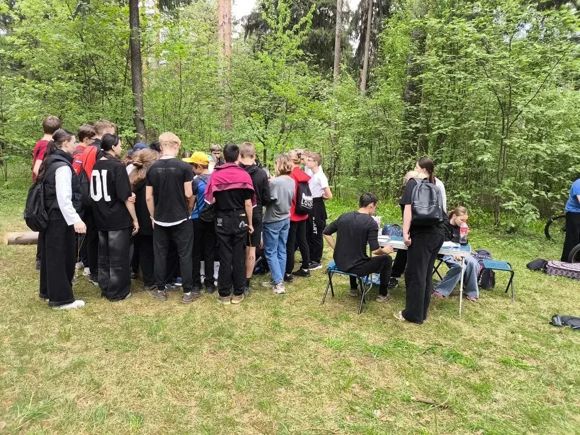 🏕 В преддверии ежегодного турслёта наши учащиеся приняли участие в муниципальной тренировке по спорт