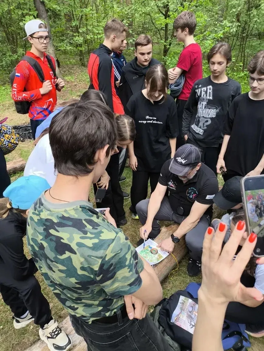 🏕 В преддверии ежегодного турслёта наши учащиеся приняли участие в муниципальной тренировке по спорт