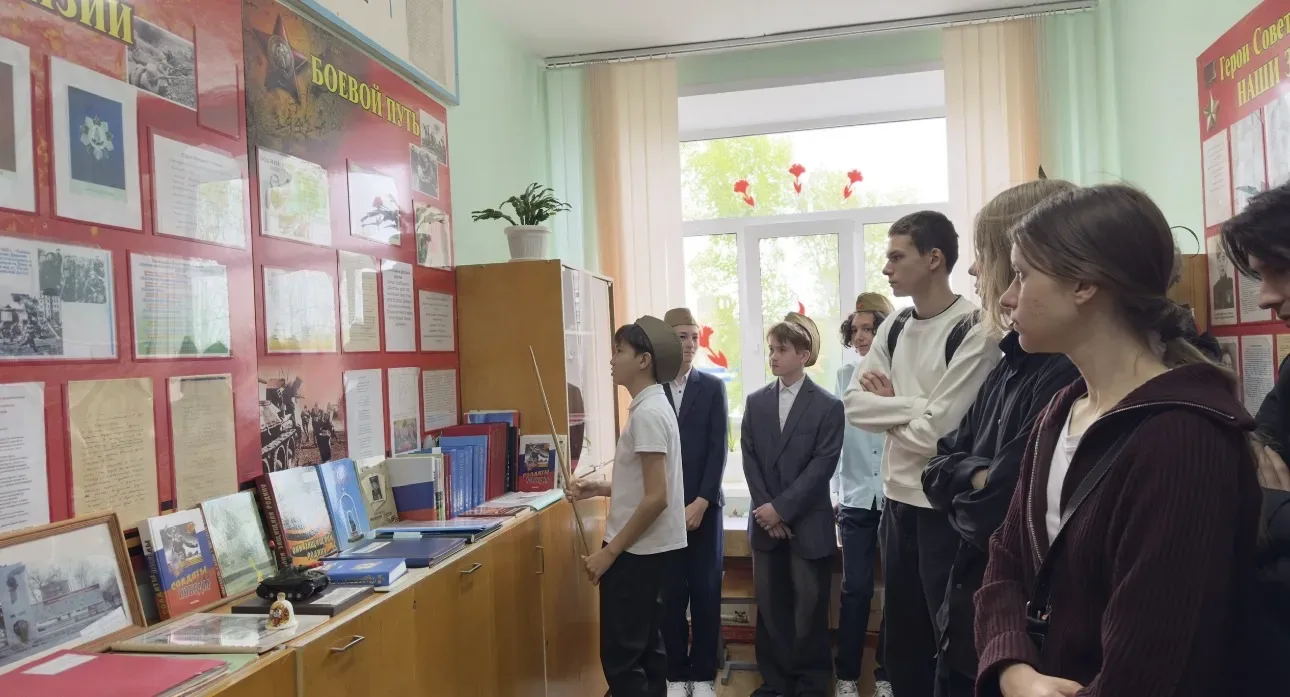 Ученики нашей школы посетили Музей 309‑й Пирятинской стрелковой ордена Кутузова II степени дивизии, 